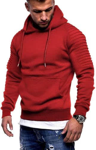 Sweat sportif léger bordeaux pour homme actif style urbain et gym