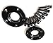 Wheel Hub 5X108X65.1 Wheel Spacers Compatible For Enhanced Driving Experience Compatible For Car Citroën: Dispatch,C5,C6,Space Tourer, XM(10mm Black)