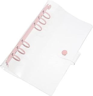 VILLCASE Transparente Caso De Folhas Soltas Pastas De Partituras De Música Notebook Shell Protetor Planejador Fichário Saco De Armazenamento De Arquivos Pastas De Arquivos Portáteis Pasta