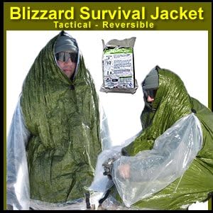 Blizzard Survival Jacket - Tactical/Reversible - Emergency Core Insulator