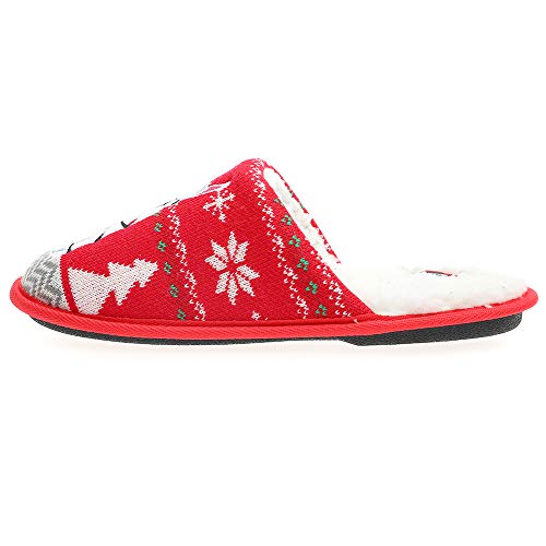 Unisex Flamingo Slippers Women's Fuzzy Plush Cozy Christmas House Shoes for Indoor Outdoor Man's Knitted Slippers4