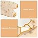 Accmor 5 Pack Long Sleeve Bibs, Baby Smock Waterproof Sleeved Bib Smock for Baby Toddler 6-24 Months