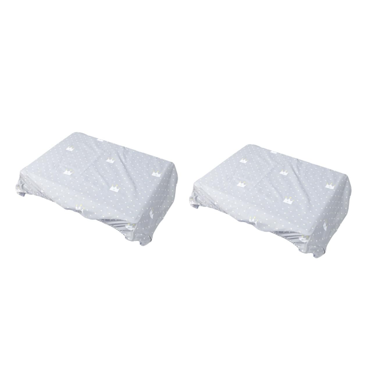 Drap-housse pour matelas de berceau facile à laver - Lot de 2 draps IMIKEYA enfant