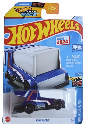 Hot Wheels Rink Racer azul/blanco 1:64 miniatura 1