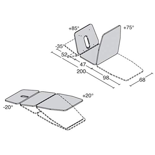 GiMa 27603. Bett Lagerung Ther, Elektro, blau
