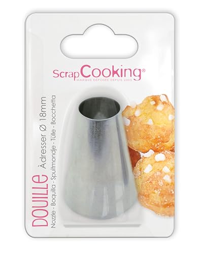 Scrapcooking 1800 Stainless Steel Piping Nozzle 18 mm Silver