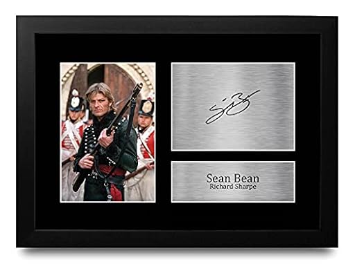 HWC Trading FR A4 Sean Bean Sharpe Los Regalos Imprimieron La Imagen Firmada Del Autógrafo Para Los Fans De La Demostración De Serie De Televisión - A4 Framed | Ya disponible en tu tienda friki favorita! En mundofriki.es!