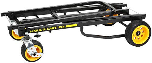 RocknRoller R14G 700lb Capacity DJ Transport Cart+Accessory+Equipment Bag+Deck - Thumbnail 3