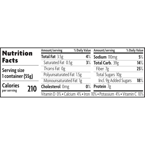 Nature'S Path 299755 Organic Antioxident Rich Summer Berries Boost Instant Oatmeal Cup, Non-Gmo, Vitamin C Rich, 7G Plant Based Protein, With Omega-3 Rich Chia Seeds thumb #5