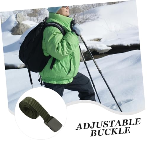 4pcs Nylon Adjustable Adventure Belt for Men No Design for Hiking Camping Outdoor Activities Versatile Webbing Strap with Unique Style and Durable Craftsmanship3