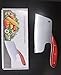 Promithi Effort Saving Kitchen Knife, Japanese High Stainless Steel, Break through Physics Design Stainless Steel Full tang Sharp Blade and Chopper Cleaver Butcher Meat Vegetable Cutting Slicing Knife