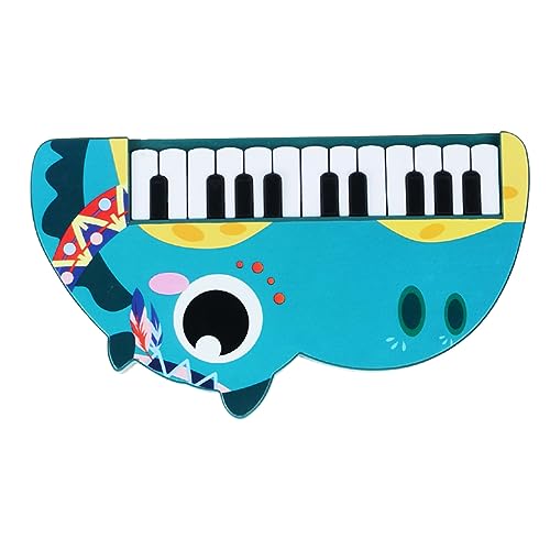 Teclado de Piano Infantil 22 Teclas Desenho Animado Multifuncional Piano Infantil Teclado de Brinque