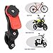 CUCUFA Bike Phone Holder 1 Set Handlebar Mount Bike Phone Mount with Damper, Wrench & 3 Fittings Multi-Purpose Scooter Phone Holder