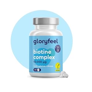 Biotine 10.000mcg – 400 tabletten (+1 jaar) – Biotine Zink Selenium voor huid, haar & nagels* – Met vitamine C, silicium & B5 – Hoge biologische beschikbaarheid Zinkbisglycinaat + D-biotine