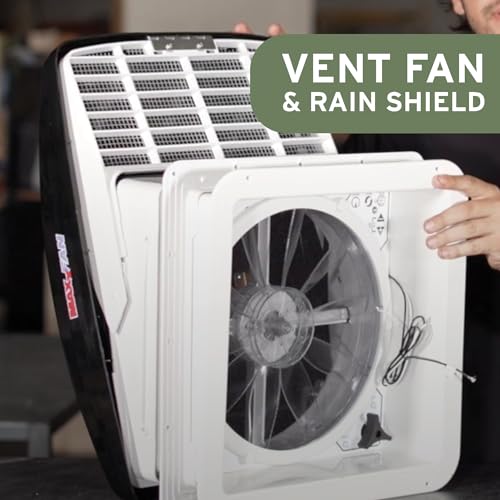 Maxx Air 0007500K MaxxFan Smoke Grey Deluxe Remote Fan Lid