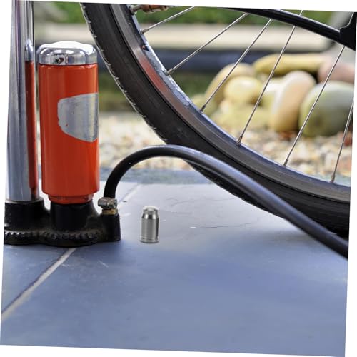 Zerodeko 2pcs Tapas de Válvula para Bicicleta de Titanio para Válvulas de Bicicletas de Montaña y Carretera miniatura 7