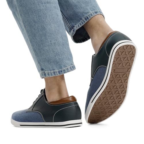 Bruno Marc Bruno Marc Men's Oxfords Sneakers Casual Dress Shoes,Size 11,Navy,RIVERA-01