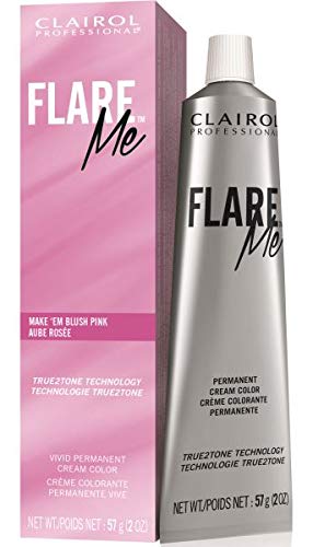 Clairol Flare Me Permanent Cream Color Make'Em Blush Pink (Pack of 2)