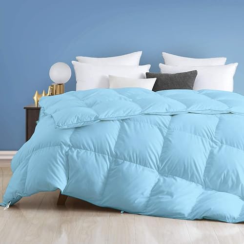 Image of Day Care - 500 GSM Hotel Quality-Down Alternative Microfiber Comforter for Heavy Winter Double Bed Comforter /Blanket /Rajai (90 inch x 100 inch Inches /228cm x 228cm) - Comforter Double Bed|Sky Blue