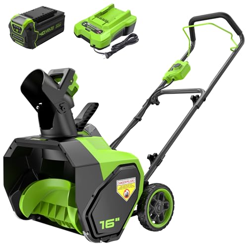 Greenworks 40V 16' Gen 2 Snow Blower with (1) 5Ah Battery and Fast Charger