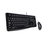 Комплект клавиатура и мишка с кабел Logitech...