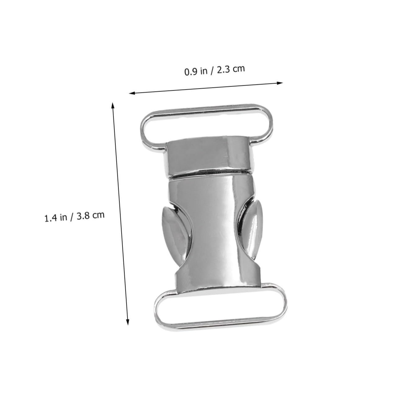 Operitacx 30piezas Hebillas De Lateral De Plata Hebillas De Seguridad Para Cinturones Pulseras y Accesorios De Paracaídas y Mochilas
