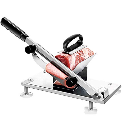 aufschnittmaschine Manuelles Gefrorenes Fleisch Slicer Edelstahl Fleischschneider Rindfleisch Hammel Rolle Fleisch Käse…