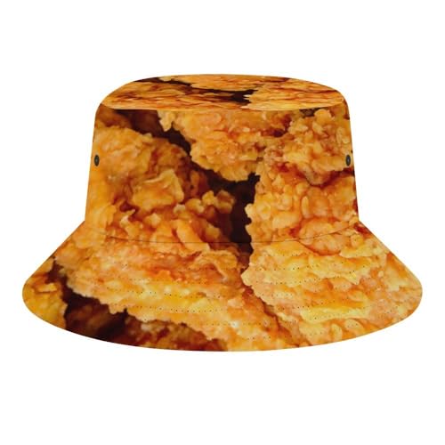 Image of Food Golden Corn Bucket Hats Unisex Washed Cotton Lightweight Outdoor Summer Beach Sun Hats Men Women Bucket Hat for Travel