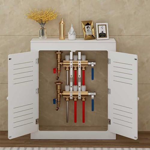 Cache-radiateur à lattes horizontales en bois moderne pour intérieur - 2