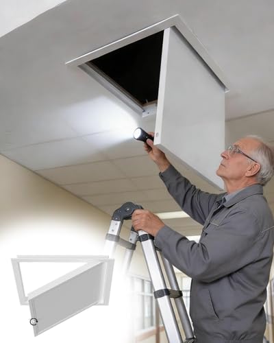 Panel de acceso para paneles de yeso con resorte oculto de 30.5 cm para panel eléctrico al ras 2