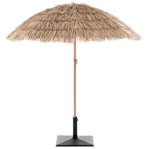 Ombrellone Da Giardino ⌀ 175 Cm Palo In Acciaio Tessuto In Poliestere Beige Elegante E Moderno - 6