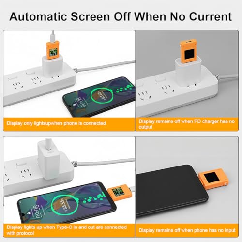 Image of Serplex USB-C Power Meter Tester, Digital Charger & Cable Tester with Color Display, Voltage /Current /Watt Monitor, Universal PD 3.2 50V Fast-Charging Analyzer for USB-C Chargers & Power Banks