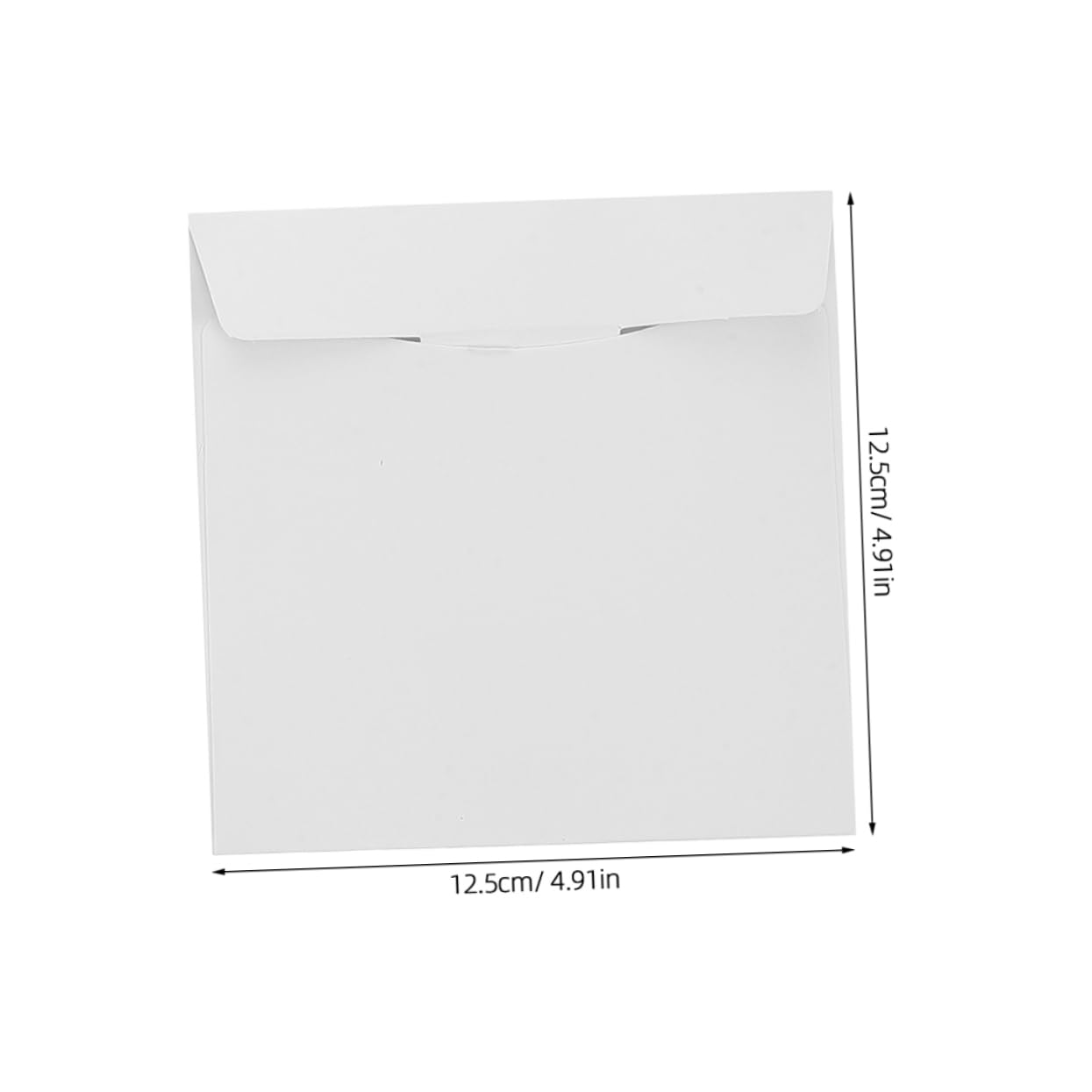 Ciieeo 10 Weiße Papier Versandumschläge für Cds und Dj Scheiben Einfache Praktische CD Taschen für Sicheren Versand und Aufbewahrung