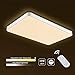 Produktbild Ankishi 48W LED Deckenleuchte Dimmbar mit Fernbedienung,3000K-6000K,Ultraslim LED Deckenlampe,Helligkeit und Farbtemperatur Einstellbar,Flimmerfreie Wohnzimmerlampe,Schlafzimmerlampe,Küchenlampe