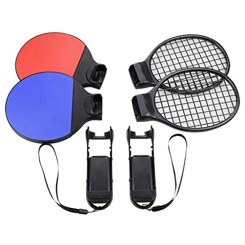 Skywin Ping Pong Paddle and Tennis Racket Set for N-Switch JoyCons - Controller