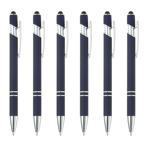 Bolígrafos de metal 2 en 1 tinta negra PATIKIL puntero pantallas capacitivas