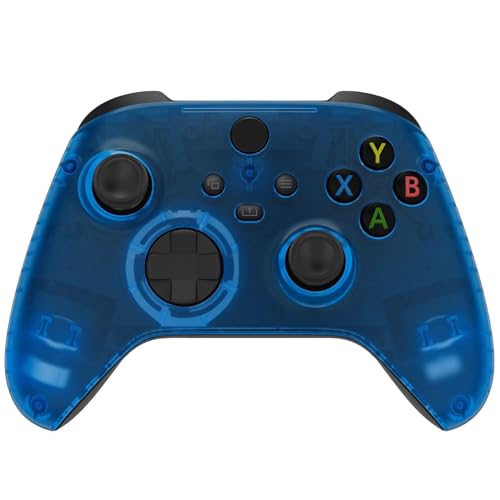 Image of ProControllers LLC Wireless Custom Controller Compatible with PC, Windows 10+, Series X /S & One (Series X /S Clear Blue)