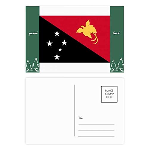 Cartes postales Drapeau Papouasie-Nouvelle-Guinée lot de 20 pièces pour collection