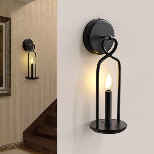 Hymela HYMELA4H9106101 V06 Vintage Candle 1-Light Wall Sconce cover