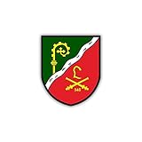 Hohe Lebensdauer Aufkleber/Sticker PzArtBtl 345 Wappen Abzeichen Panzerartillerie 7x6cm A1117