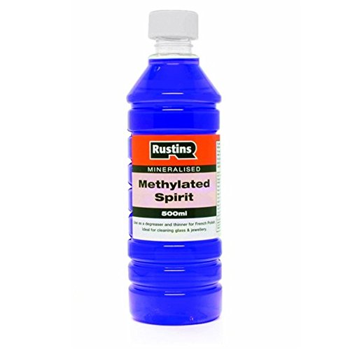 RUSTINS Methylated Spirit for Cleaning and Degreasing, Purple, 500 ml (Pack of 1)