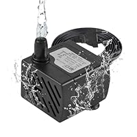 BACOENG Aquarium Pumpe, 3W 200L/H Mini Wasserpumpe Springbrunnenpumpe Teichpumpe, Zimmerbrunnenpumpe Aquariumpumpen Brunnenpumpe Klein mit EU Stecker