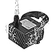 BACOENG Aquarium Pumpe, 3W 200L/H Mini Wasserpumpe Springbrunnenpumpe Teichpumpe, Zimmerbrunnenpumpe Aquariumpumpen Brunnenpumpe Klein mit EU Stecker