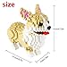 Larcele Micro Dog Building Blocks Pet Mini Building Toy Bricks,950 Pieces KLJM-02 (Welsh Corgi)