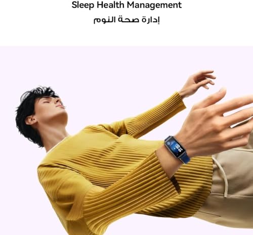 HUAWEI Band 9 (Garantie in Mexiko), 1,47 Zoll AMOLED, Lange Lebensdauer von 2 Wochen, automatische Helligkeitseinstellung, höhere Messgenauigkeit, kompatibel mit Android und iOS, Blau