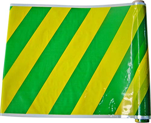 Goldplas 68134, Plástico para Encapar, 25 m, Listras 38 cm, Rolo, Multicor