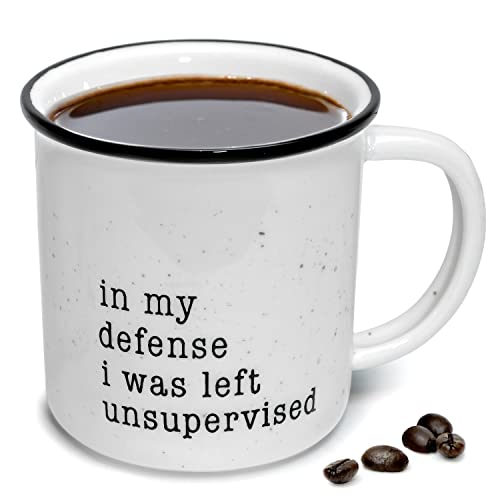 In My Defense I Was Left Unsupervised Mug 11 Ounce, Unsupervised ...