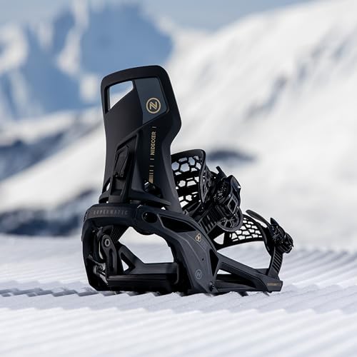Miniatura 9 de Nidecker Supermatic Snowboard - Fijación Automática Universal, Con Doble Entrada - Cómoda Y Fiable Como Una Fijación Clásica De Dos Correas - Negro