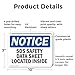 (2 Pack) SDS Safety Data Sheet Located Inside OSHA Notice Sign 10 Inch X 7 Inch Plastic Sign, Weather Resistant, UV Protected for Workplace, Business, and Construction Site, Made in the USA