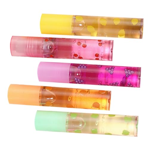 NIYANGLE 5Piezas Pomada De Hidratante Protector Transparente y Acondicionador Labial Para Prevención De Sequedad y Agrietamiento